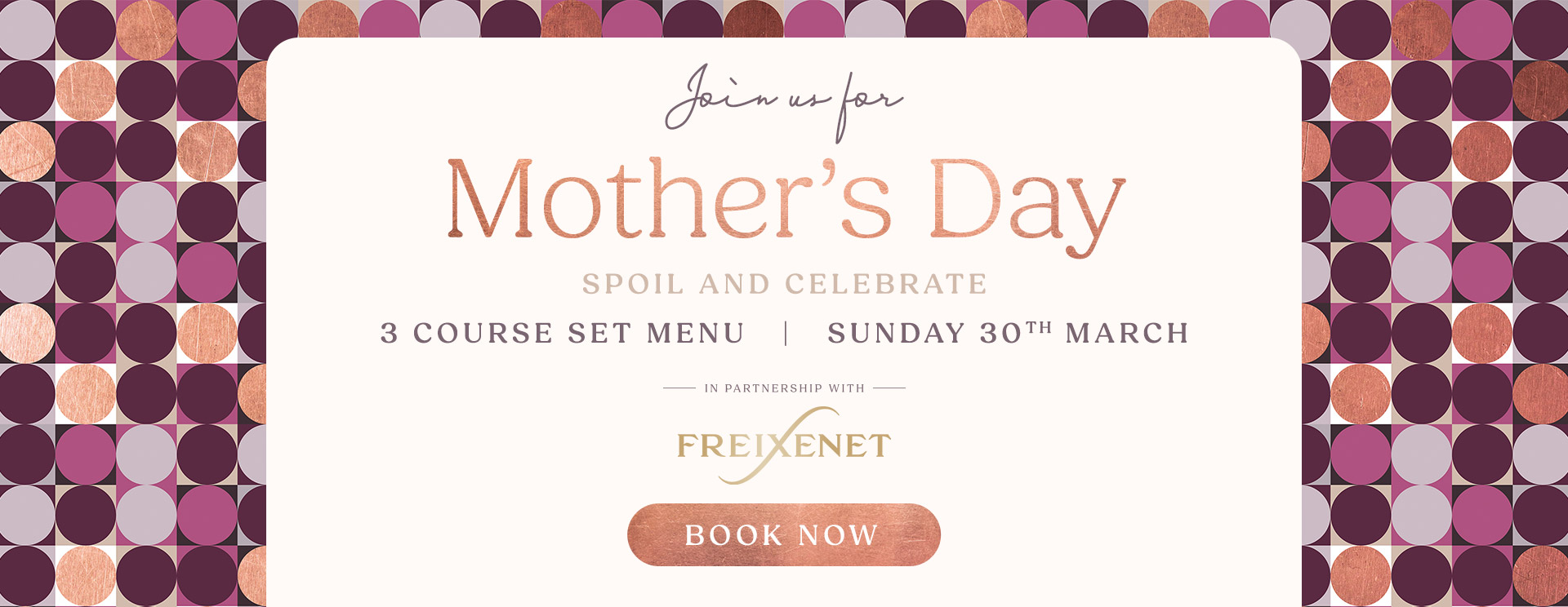 Mother’s Day menu/meal in Oxford